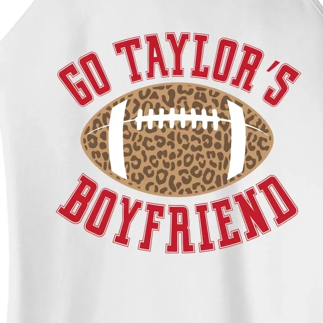 Go TS Boyfriend Funny Football Team Women’s Perfect Tri Rocker Tank