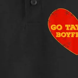 Go Taylor’S Boyfriend Red Heart Funny Dry Zone Grid Performance Polo