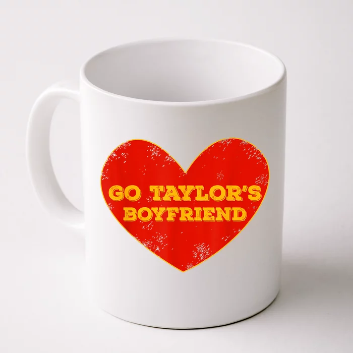 Go Taylor’S Boyfriend Red Heart Funny Front & Back Coffee Mug