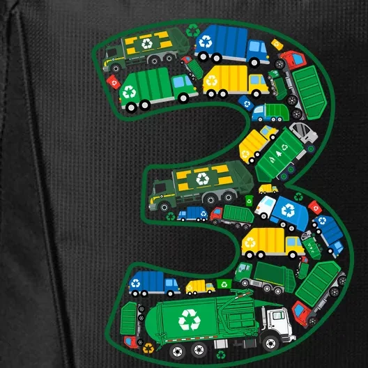 Garbage Truck Boy 3rd Birthday 3 Years Old Garbage Truck Boy City Backpack