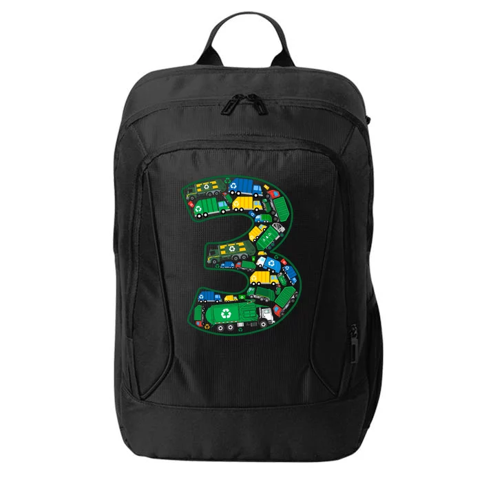 Garbage Truck Boy 3rd Birthday 3 Years Old Garbage Truck Boy City Backpack