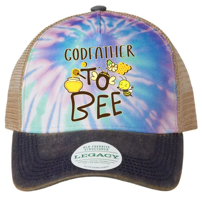 Godfather To Bee Baby Reveal Expecting Announcement Legacy Tie Dye Trucker Hat