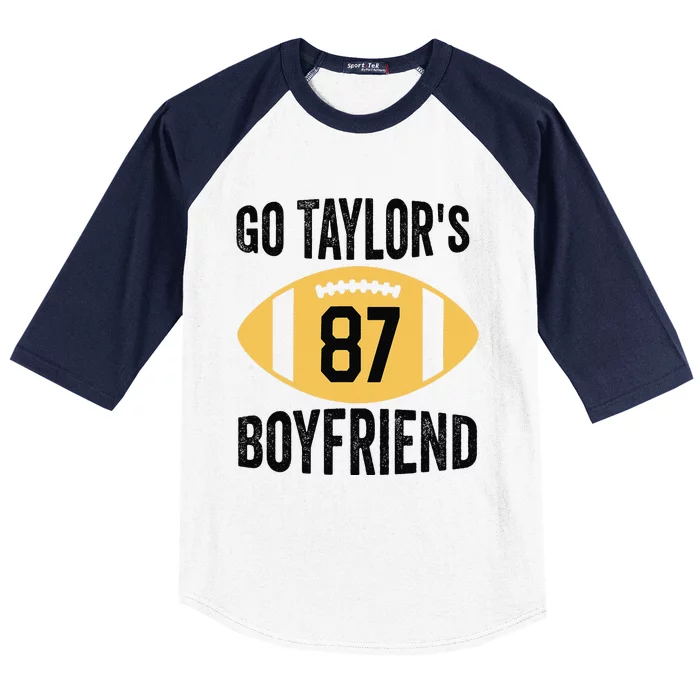 Go Taylors Boyfriend Football Funny Go TaylorS Baseball Sleeve Shirt