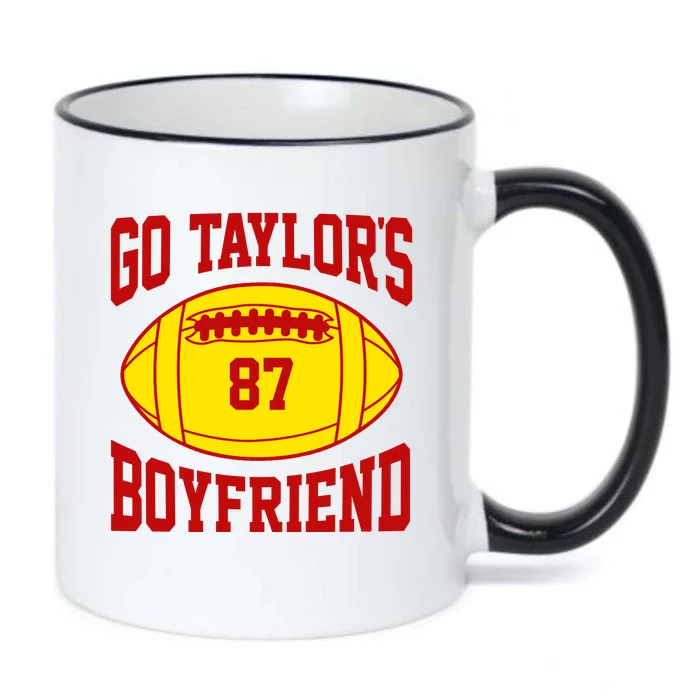 Go Taylors Boyfriend Football Black Color Changing Mug