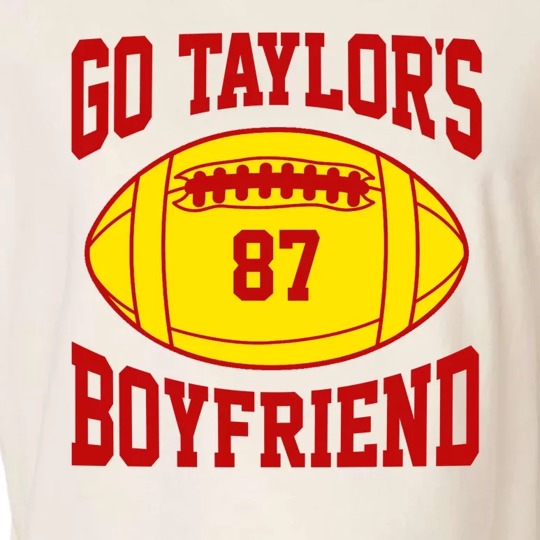 Go Taylors Boyfriend Football Garment-Dyed Women's Muscle Tee