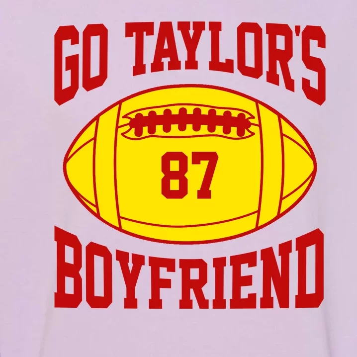 Go Taylors Boyfriend Football Garment-Dyed Sweatshirt