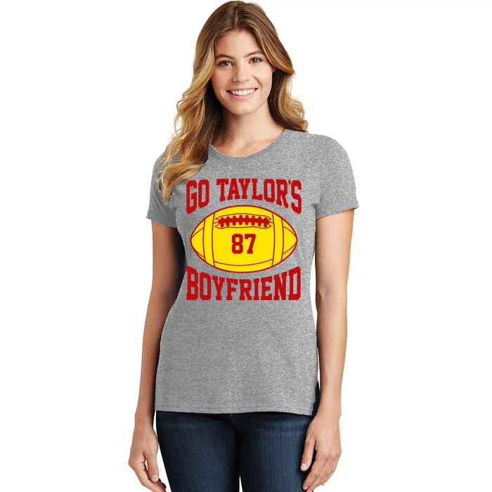 Go Taylors Boyfriend Football Women's T-Shirt