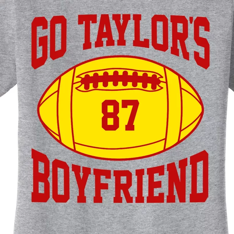 Go Taylors Boyfriend Football Women's T-Shirt