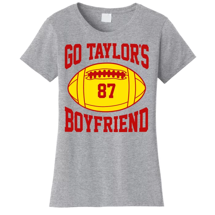 Go Taylors Boyfriend Football Women's T-Shirt