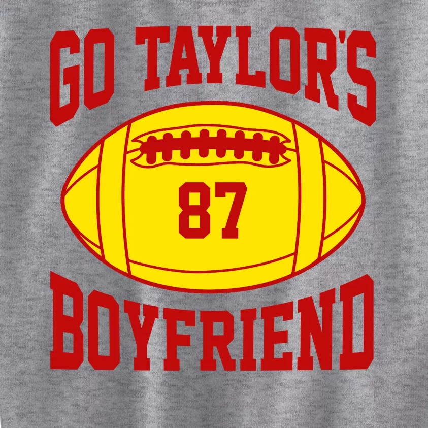 Go Taylors Boyfriend Football Kids Sweatshirt