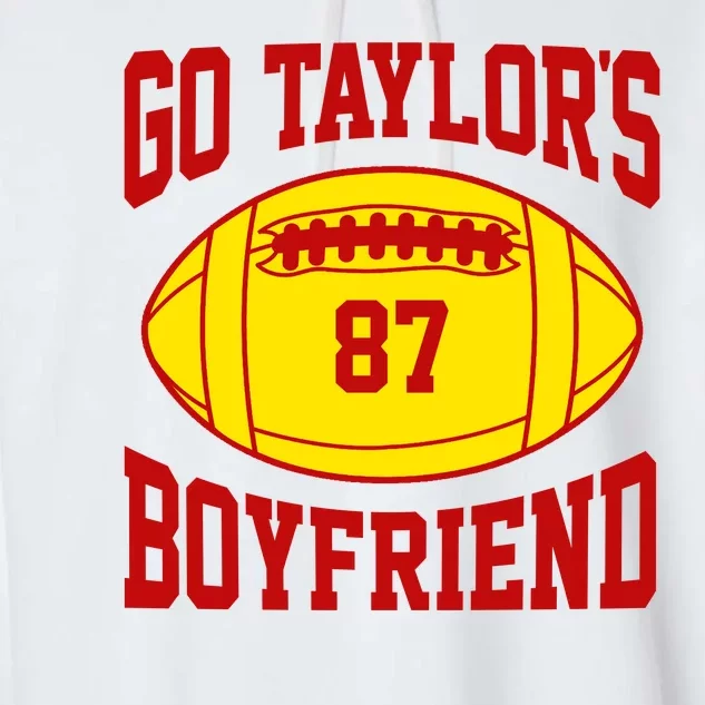 Go Taylors Boyfriend Football Garment-Dyed Fleece Hoodie