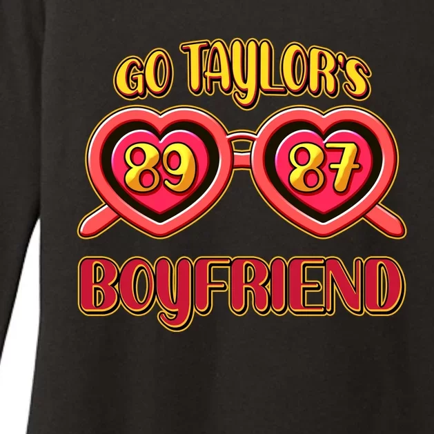 Go TaylorS Boyfriend Football Sports Fan Womens CVC Long Sleeve Shirt