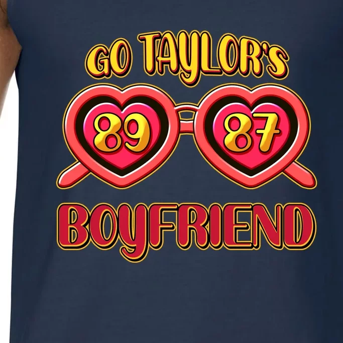 Go TaylorS Boyfriend Football Sports Fan Comfort Colors® Tank Top