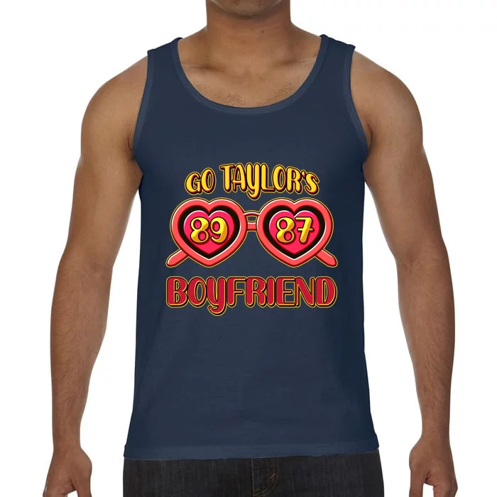 Go TaylorS Boyfriend Football Sports Fan Comfort Colors® Tank Top