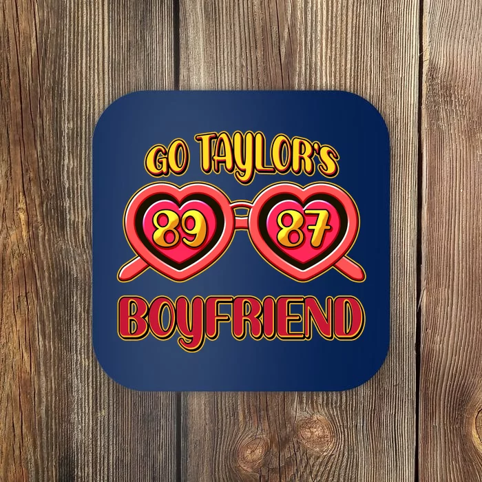 Go TaylorS Boyfriend Football Sports Fan Coaster