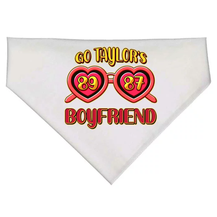 Go TaylorS Boyfriend Football Sports Fan USA-Made Doggie Bandana