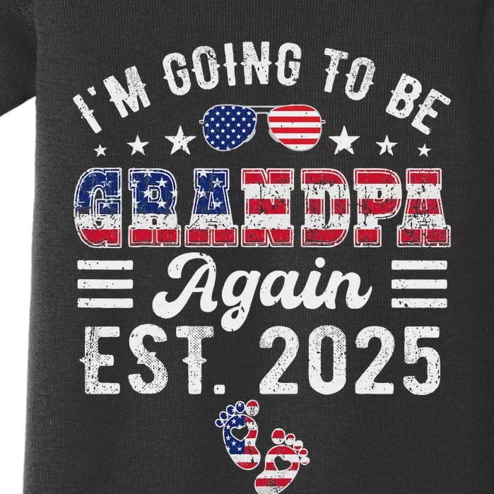 Going To Be Grandpa Again 2025 Exciting News Baby Bodysuit