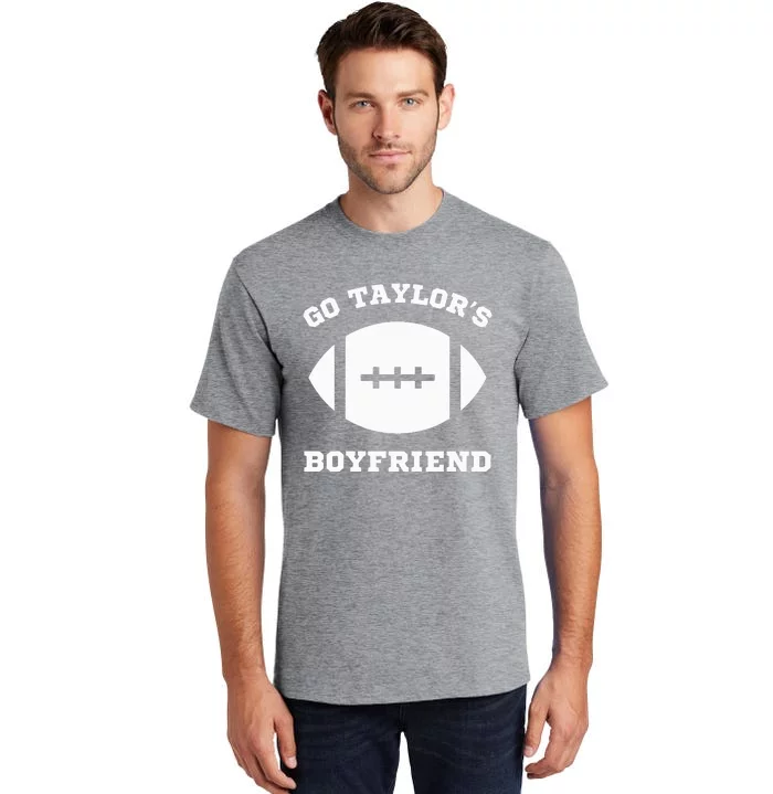 Go T.aylor's Boyfriend Football Red Tall T-Shirt