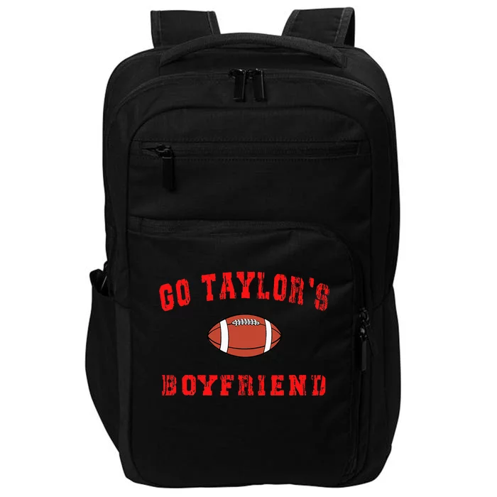 Go T.aylor's Boyfriend Football Lovers T.aylor Name Impact Tech Backpack