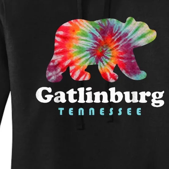 Gatlinburg Tennessee Bear Great Smoky Mountains Women's Pullover Hoodie