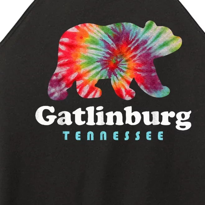 Gatlinburg Tennessee Bear Great Smoky Mountains Women’s Perfect Tri Rocker Tank