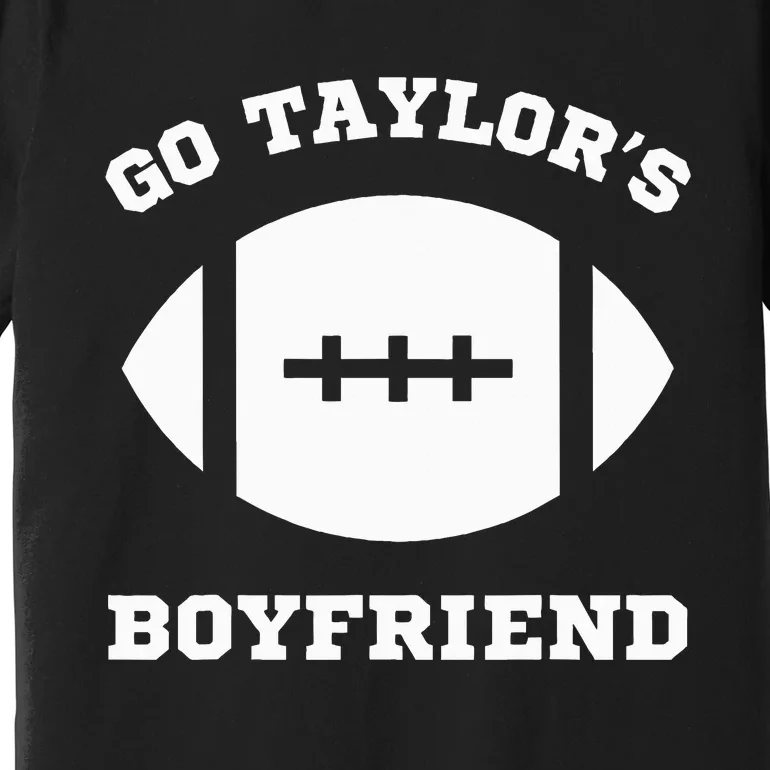 Go T.aylor's Boyfriend Football Red Premium T-Shirt