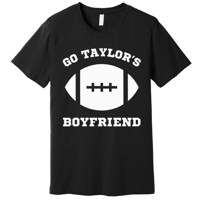 Go T.aylor's Boyfriend Football Red Premium T-Shirt