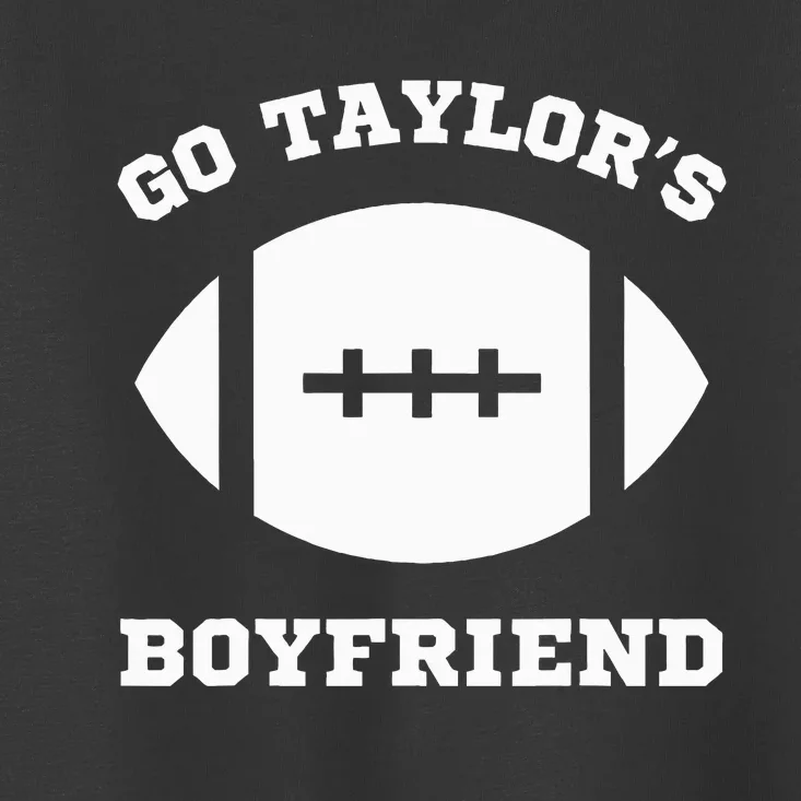 Go T.aylor's Boyfriend Football Red Toddler T-Shirt