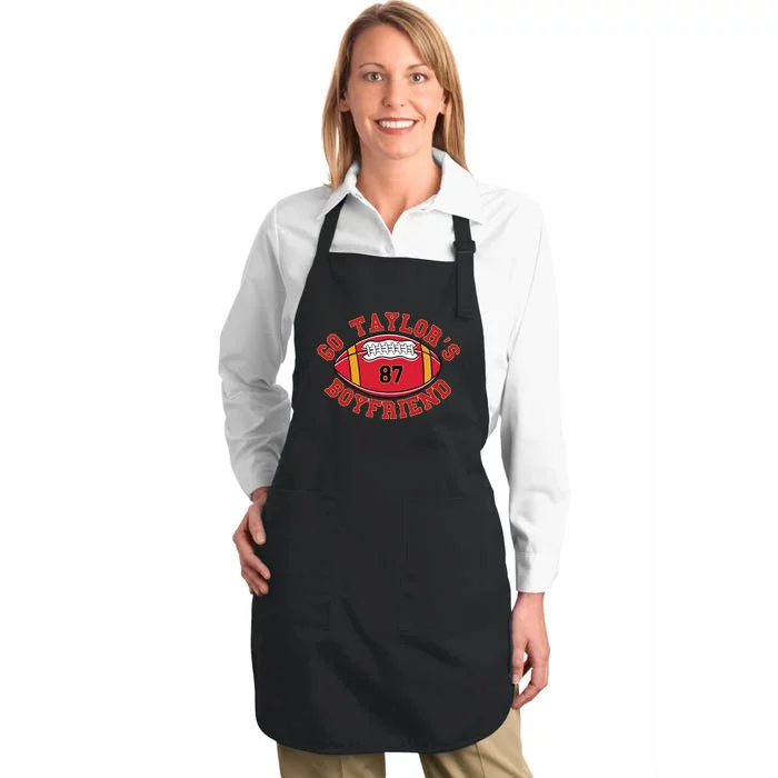 Go Taylors Boyfriend Sweatshirt Kansas City Full-Length Apron With Pocket