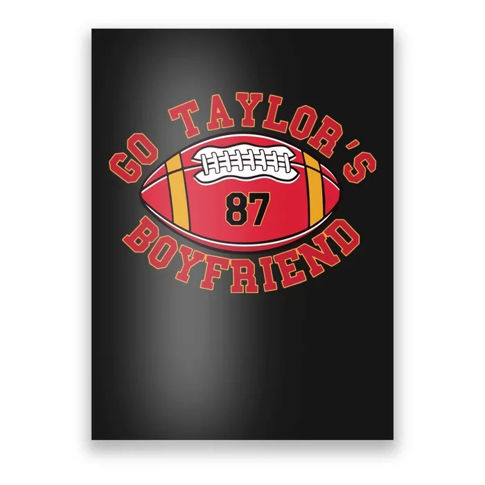 Go Taylors Boyfriend Sweatshirt Kansas City Poster