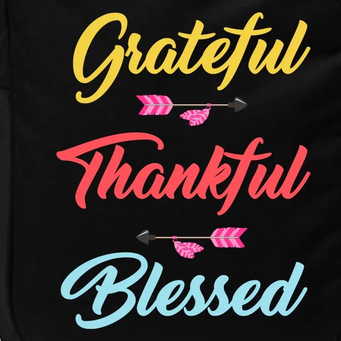 Grateful Thankful Blessed Impact Tech Backpack