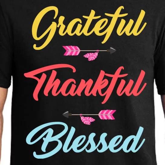 Grateful Thankful Blessed Pajama Set