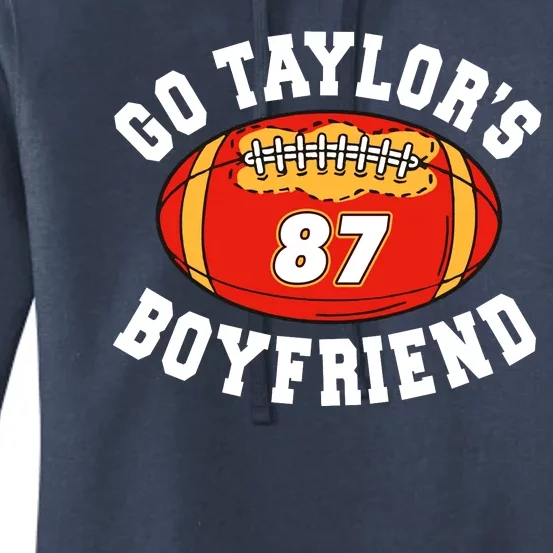 Go TaylorS Boyfriend I Just Here For Travis Women's Pullover Hoodie