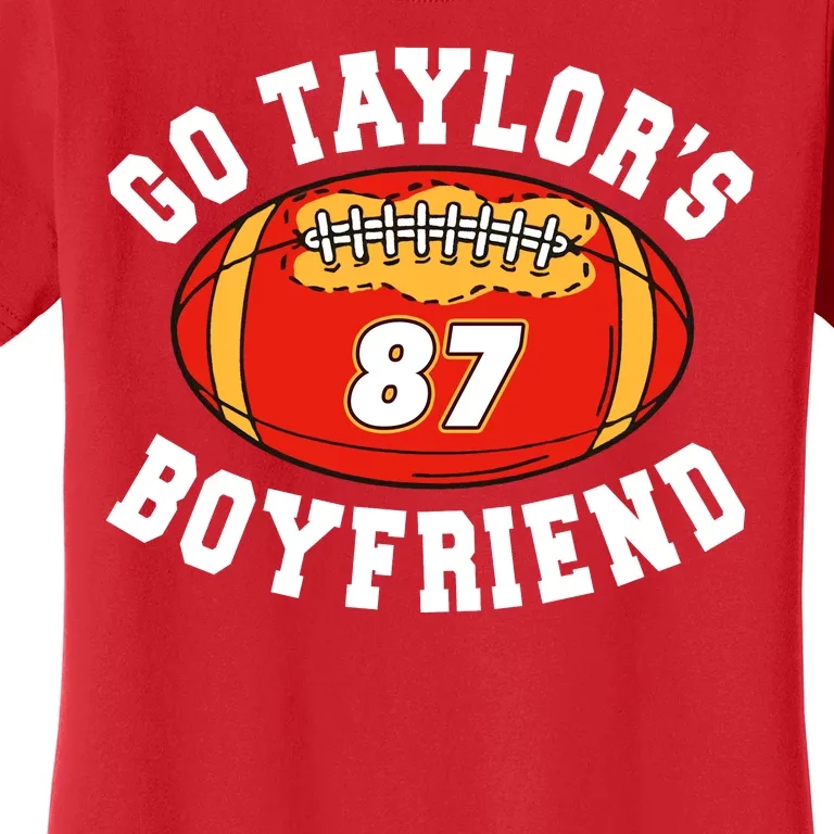 Go TaylorS Boyfriend I Just Here For Travis Women's T-Shirt