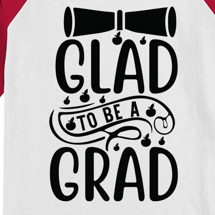 Glad To Be A Grad Kids Colorblock Raglan Jersey