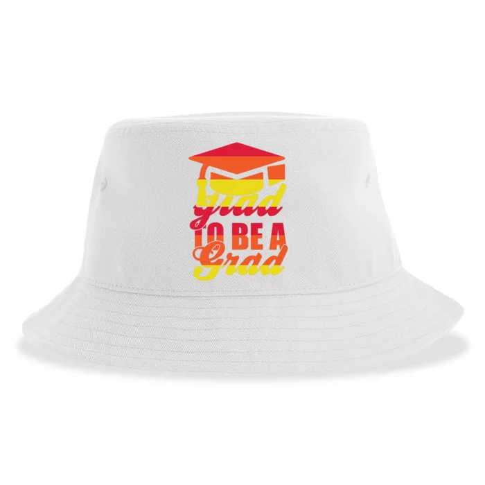 Glad To Be A Grad Sustainable Bucket Hat