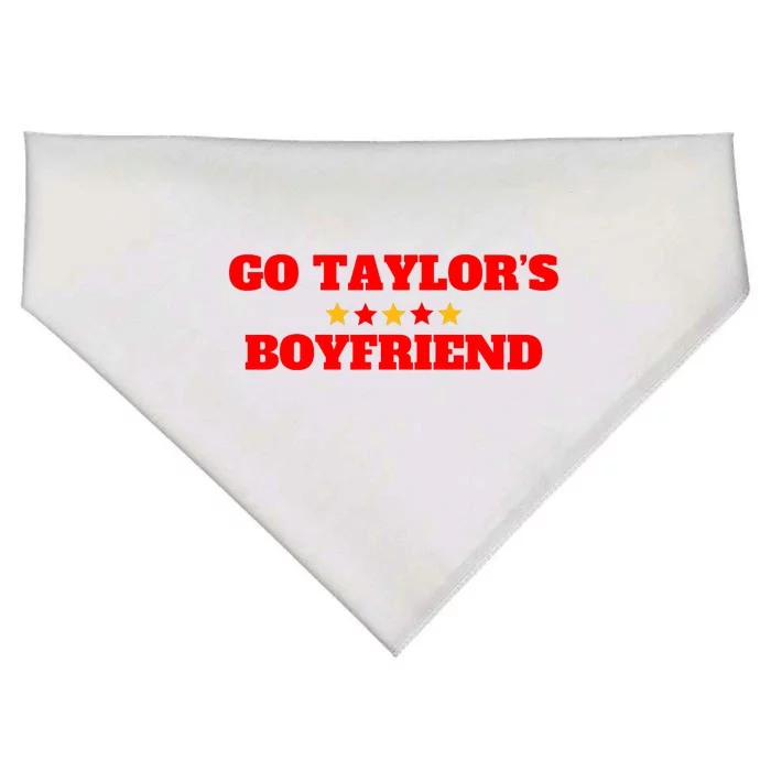 Go TaylorS Boyfriend Football Fan 87 Trending Design USA-Made Doggie Bandana