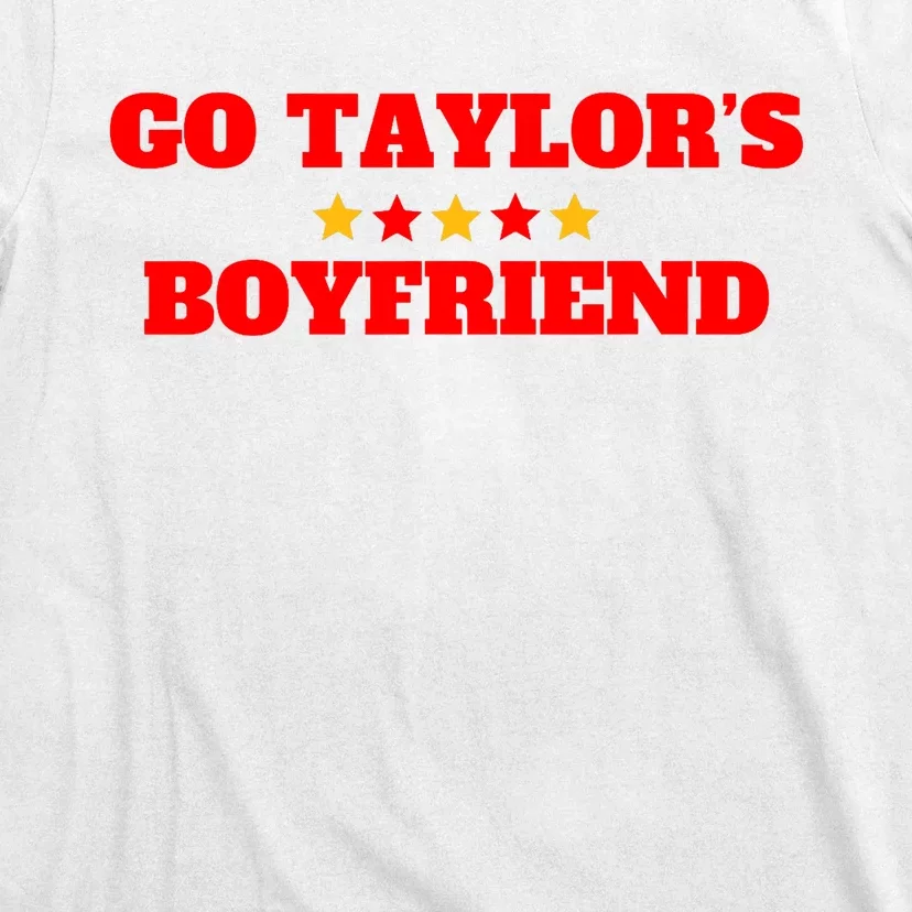 Go TaylorS Boyfriend Football Fan 87 Trending Design T-Shirt