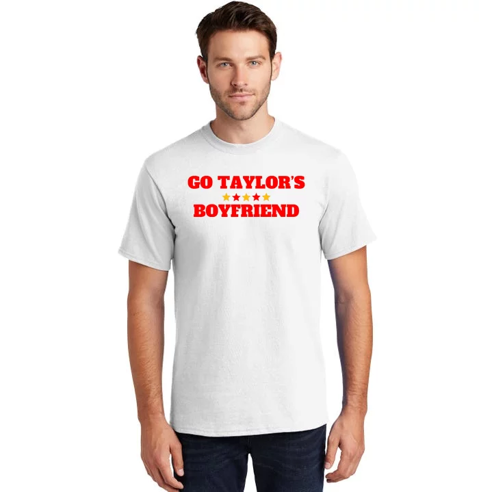 Go TaylorS Boyfriend Football Fan 87 Trending Design Tall T-Shirt