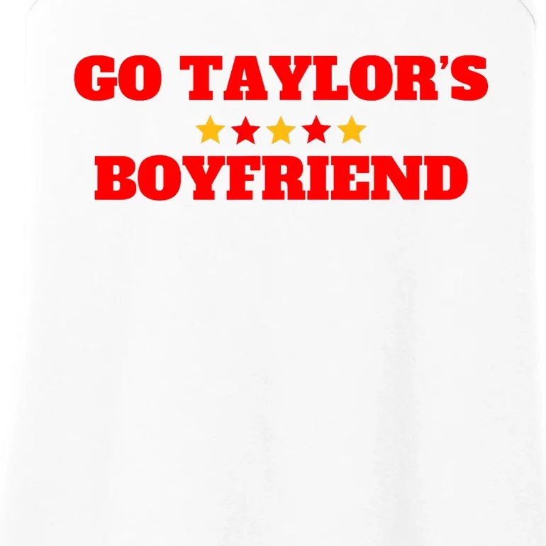 Go TaylorS Boyfriend Football Fan 87 Trending Design Ladies Essential Tank