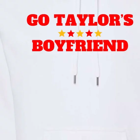 Go TaylorS Boyfriend Football Fan 87 Trending Design Premium Hoodie