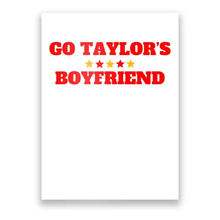 Go TaylorS Boyfriend Football Fan 87 Trending Design Poster