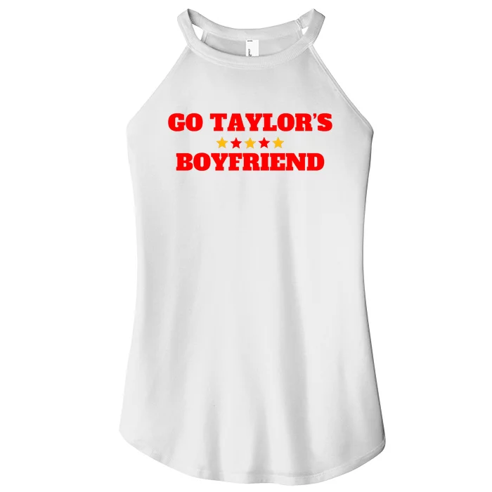 Go TaylorS Boyfriend Football Fan 87 Trending Design Women’s Perfect Tri Rocker Tank