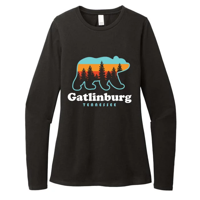 Gatlinburg Tennessee Bear Great Smoky Mountains Womens CVC Long Sleeve Shirt