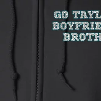 Go TaylorS BoyfriendS Brother Cute Full Zip Hoodie