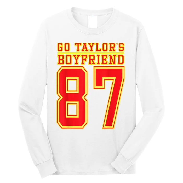 Go Taylor’S Boyfriend Best Funny Long Sleeve Shirt