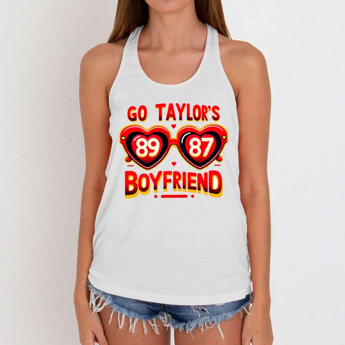 Go TaylorS Boyfriend Women's Knotted Racerback Tank