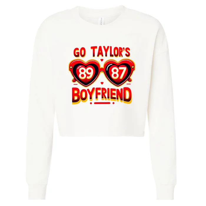 Go TaylorS Boyfriend Cropped Pullover Crew