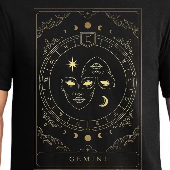 Gemini Tarot Card Zodiac Pajama Set