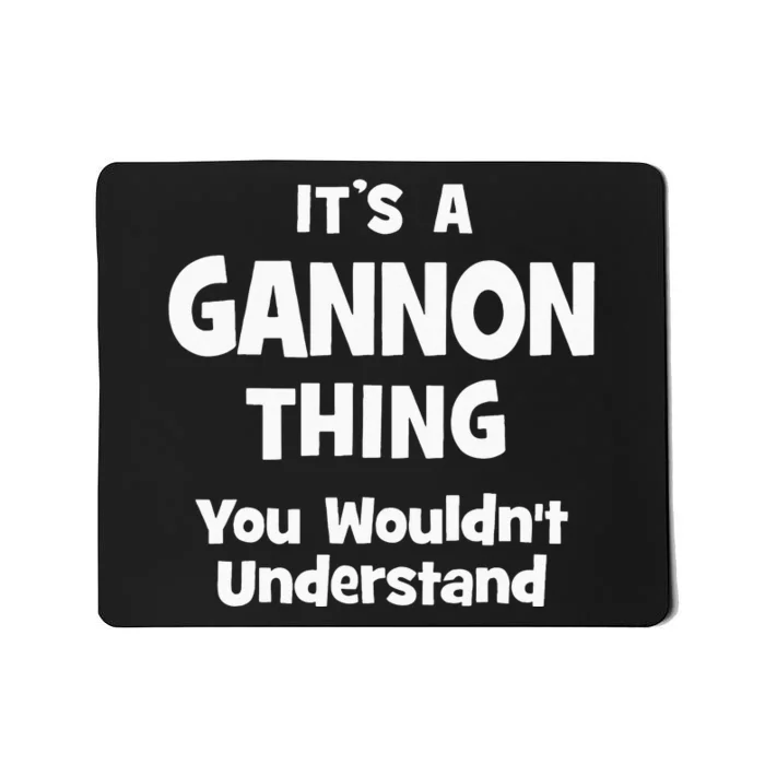 Gannon Thing College University Alumni Funny Mousepad